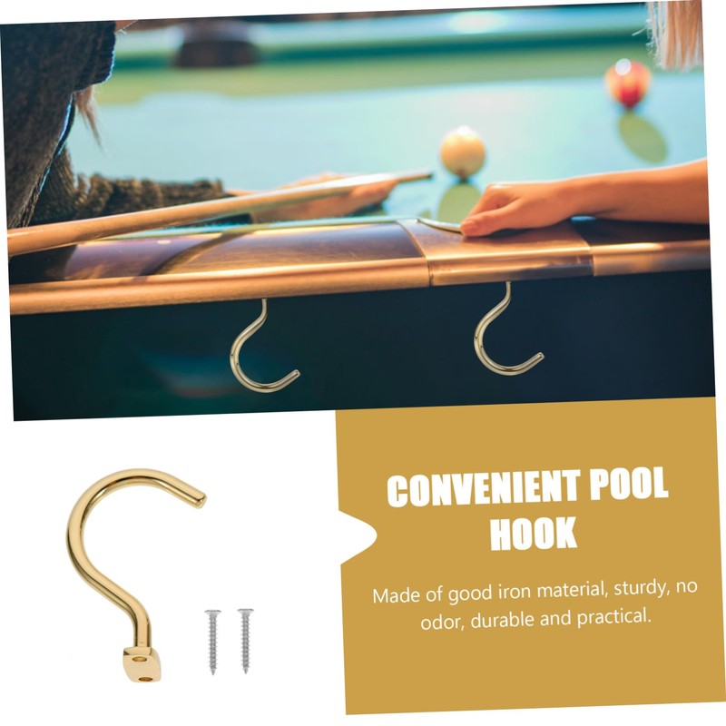 GRIRIW 1 Set Convenient Wear Resistant Billiard Cue Hook Multi