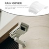 HOMSFOU Universal Camera Shelter Backup Camera Rain Shield Outdoor Security