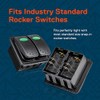 ONLINE LED STORE True Mods 5-Slot Rocker Switch Panel Housing