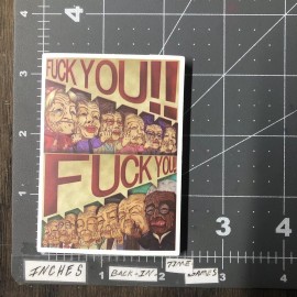 Grumpy Old People Cursing Adult Humor Skateboard Laptop Guitar Sticker B14Q