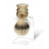 Large Horn Silver Tip Brush + Stand