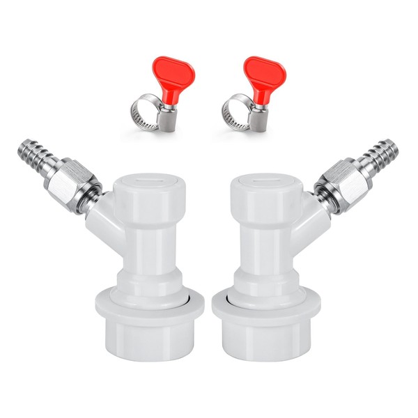 Imaictuu 2 PCS Ball Lock Keg Fittings Beer Corny Keg