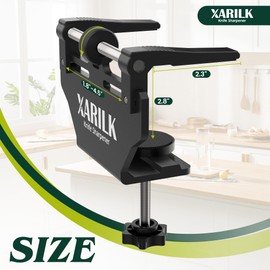 XARILK Aluminum Knife Sharpener Securing Clip, Adjustable Width 1.8-4.5", Compatible with XARILK Sharpening Systems GEN2/GEN3