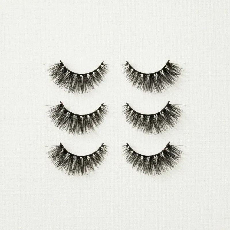 Set X3 Pares De Pestañas Color Negro Revlon
