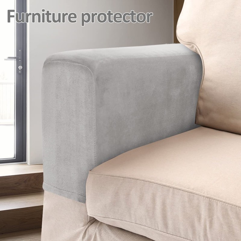 Armrest Covers 2pcs Universal Armchair Covers Non-Slip Sofa Armrest Protector