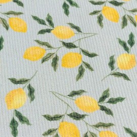 furn. Lemons Large Indoor/Outdoor Table Runner, Blue