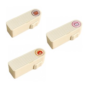 AOPALE Family Pack, Refillable Floss Stick Dispenser with 10 Dental Floss, Portable Travel Toothpick Holder, Floss Holder Container (3)