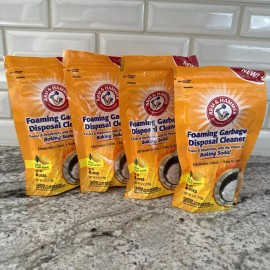 Arm Hammer Foaming Garbage Disposer Cleaner Odor Eliminator Citrus Scent 4 Packs