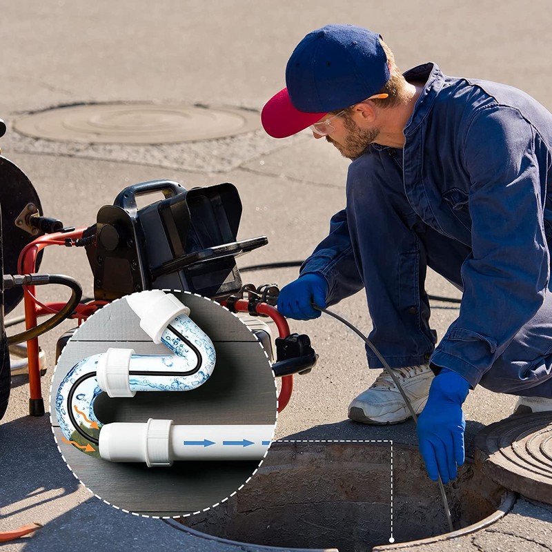 Monave 10m Drain Rods Flexible for Pressure Washer DCH01 Drain