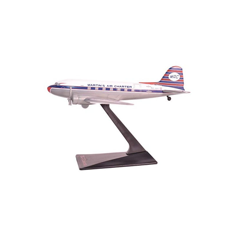 Martin's Air Charter DC-3 Airplane Miniature Model Plastic Snap Fit