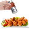 Stainless Steel Seasoning Jar Salt Pepper Spice Seasoning Pot Bottle