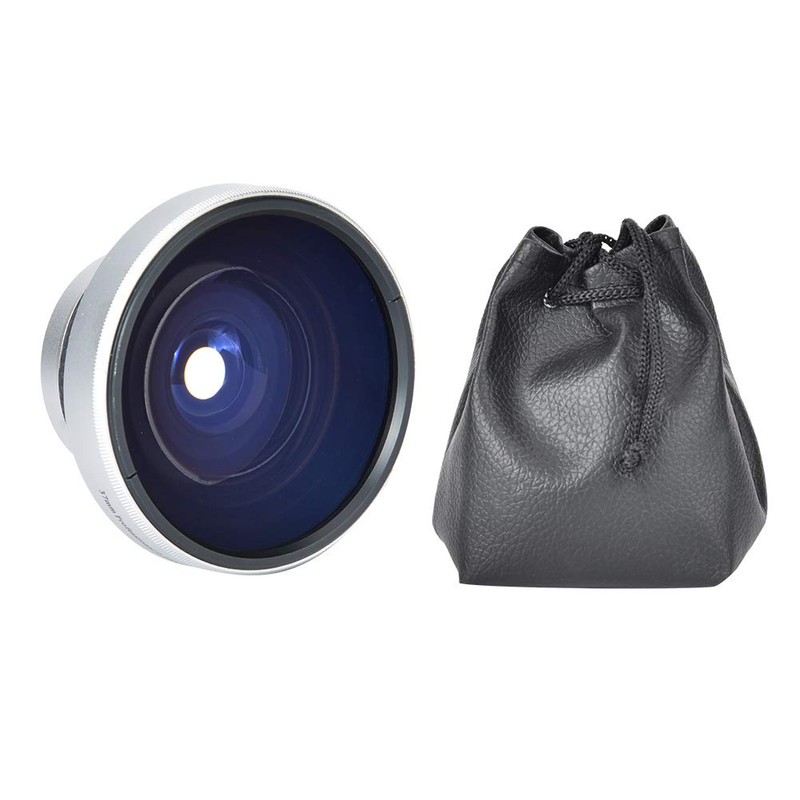 37Mm Fisheye Lens Camcorder,Camera Lens Silver Strong Applicability 37mm 0.25X