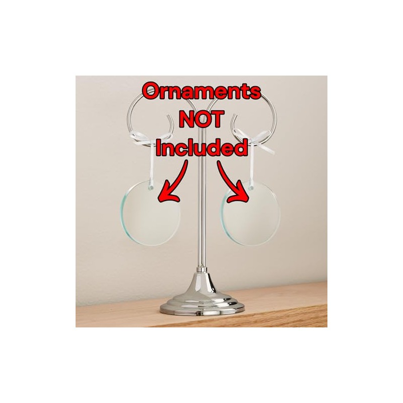 Personalization Universe Showcase Silver Double Ornament Stand