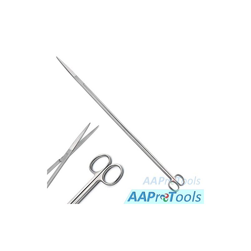 Fish Aquarium Cleaner Kelly Scissors Straight 18" Extra Long Handle
