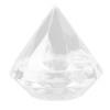 Candies Box Diamond Shaped Clear Jar Transparent Plastic Candy Storage