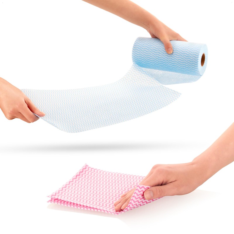 com-four® 3x 50 cleaning cloths on a roll - Cleaning