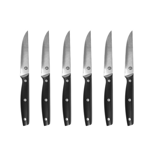 MasterChef Steak Knives Set of 6, High Carbon Stainless Steel
