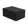 SHERCHPRY Black Cufflink Box Tie Bar Case Tie Clip Storage
