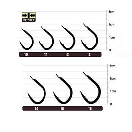 Owner PE British Hamachi (Fish) Hook 薄紫 Fish Hook