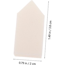 Almohadillas para Maquillaje Desechables, Borla de Maquillaje de Belleza Profesional, 50 Piezas, Latex Sintético, Color Marfil, Fáciles de Llevar