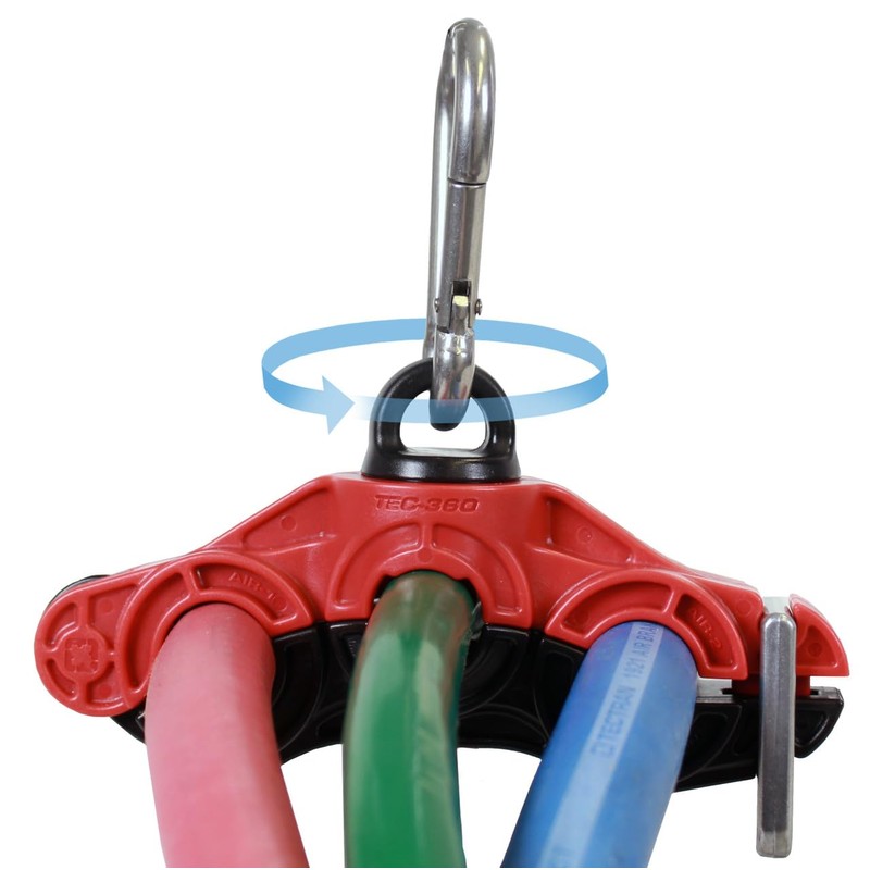 Tectran 9888ST360 3-Hole TEC-360® Clamp for Tractor-Trailer Connection Lines |