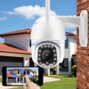2.5in 1080P 13LED WiFi PTZ Dome Security Camera Outdoor IP65