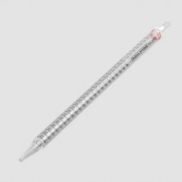 Lichen cottage Serological Pipette - 25ml/Red,Individually Wrapped(Case of 50)