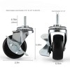 HZHMPN Heavy Duty Casters (1/4-20 Thread) - Set of 4