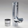 Rain Pipe Flap Zinc DN 60 with Adaptor Rain Water