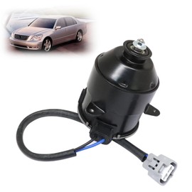 GXARTS Radiator Cooling Fan Motor Driver Side Replace 16363-50030 Compatible with Lexus LS430 4.3L 2001 2002 2003 2004 2025 2006 Left Radiator Fan Motor