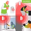 HUXGO® HXA003 Wireless Alarm System Set WiFi + GSM 4G
