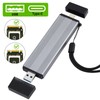 M.2 Nvme PCIE NGFF SATA SSD Enclosure USB3.2 Gen2 Type