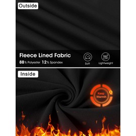 Loovoo Long Sleeve Workout Tops for Women Running Thermal Shirts with Zipper Pocket Soft Fleece Lined Underwear Yoga Tops Gym Shirts Woman Black M