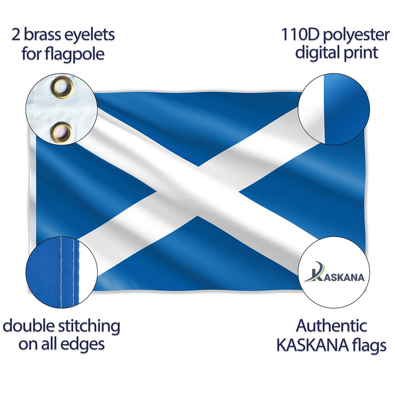 Scottish Flag - Scotland Flag - St Andrews Saltire Flag
