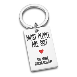 CJ&M Friendship Keychain Funny Best Friend Keyring for Women Friends Sisters True Friends Jewelry Gift Sister Gifts from Sister Stainless Steel Keyring Gift for Best Friends…
