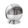APS Sugar Ball, Sugar Bowl with Roll Lid, Stainless Steel