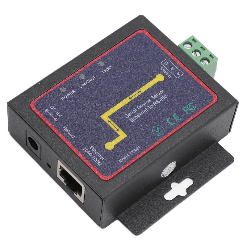 TXI021 RJ45 to RS485 Serial Network Adapter Industrial Grade TCP