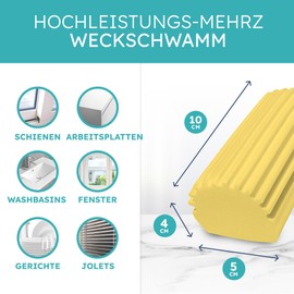 ADV HOME. Damp Duster Dust Sponge - Versatile Cleaning Tools for Quick Cleaning, Replacement for Scrub Daddy Damp Duster and Dump Duster - Dust Sponge for Household & Furniture