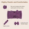 Dresyu Baby Bows Headbands Soft Stretchy Baby Girl Nylon Headband