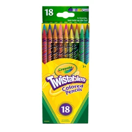 Crayola Crayola Twistables Colored Pencils, Assorted Colors 18 ea (20 packs)