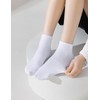 ACCFOD ACCFOD Womens White Ankle Socks Thin Cotton Gym Socks