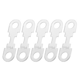 X AUTOHAUX 5pcs 110A 12V High Current Strip Fuses for Auto Audio Fuses Holder