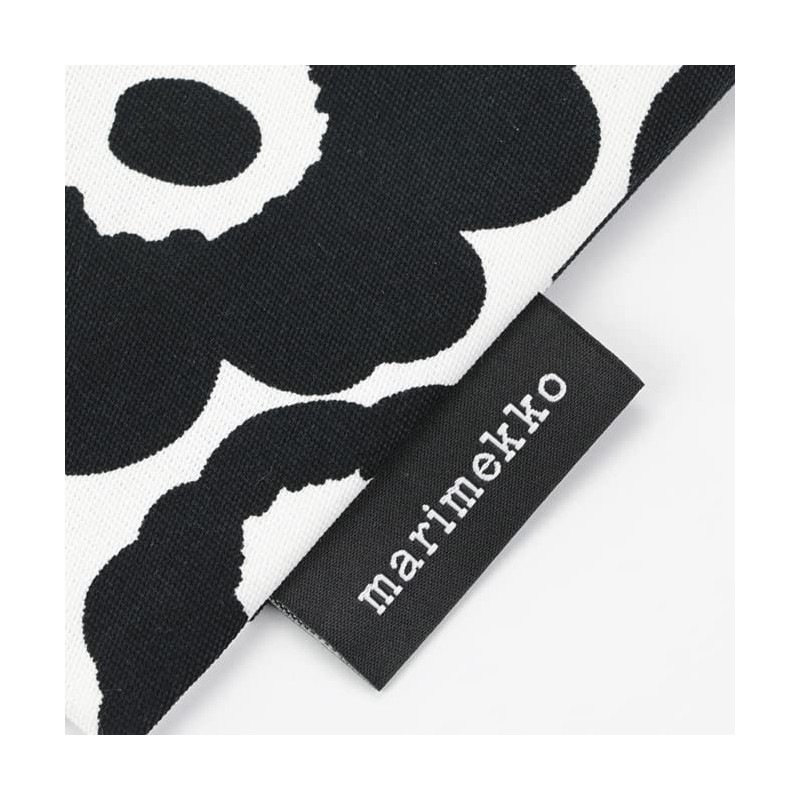 Marimekko 71296 190 Unico Pouch, Black, White