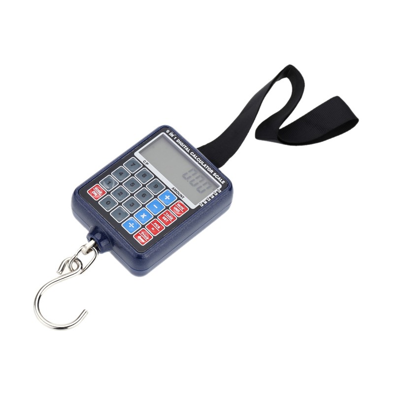 50kg/10g Multi-functional Mini Digital Hanging Luggage Weight Scale Calculator Weighing