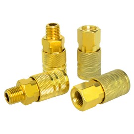 Taisher Air Hose Fittings, 1/4''NPT Quick Connect Air Coupler and Plug Kit, I/M Type, 14 Pieces Air Compressor Accessories Fittings