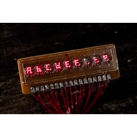 USSR Red 7 Segment LED Display 9 Digits (with Dot Display) Cathode Common [Retro Vintage Part] for HP 5082-7441 Calculator, Clock, etc