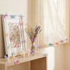 QIANSSE 60Pcs 10 Colors 3D Mesh Butterfly Appliques 5x3.5cm DIY