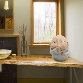 Ksrnsne Boy Holding Nose Bathroom Statue, Funny Bathroom Decor Bathroom Ornament Gifts