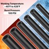 6PCS 5Ft Vacuum Lines Automotive with 64PCS Connectors,Multi-Size Silicone Vacuum