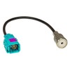 tomzz Audio 1500-014 Fakra (F) Antenna Adaptor Coupling to ISO